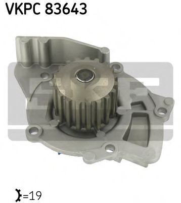 SKF VKPC 83643 Водяной насос для PEUGEOT EXPERT (Пежо Эxпэрт) SKF VKPC 83643 Водяной насос для PEUGEOT EXPERT (Пежо Эxпэрт)