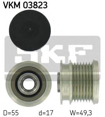 SKF VKM 03823 Механизм свободного хода генератора для MERCEDES-BENZ CLS (Мэрcэдэс-бэнз Слс) SKF VKM 03823 Механизм свободного хода генератора для MERCEDES-BENZ CLS (Мэрcэдэс-бэнз Слс)