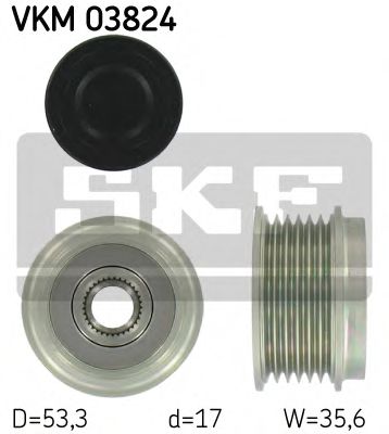 SKF VKM 03824 Механизм свободного хода генератора для MERCEDES-BENZ V-CLASS (Мэрcэдэс-бэнз V-cласс) SKF VKM 03824 Механизм свободного хода генератора для MERCEDES-BENZ V-CLASS (Мэрcэдэс-бэнз V-cласс)