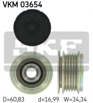 SKF VKM 03654 Механизм свободного хода генератора для VOLVO C30 (Вольво C30) SKF VKM 03654 Механизм свободного хода генератора для VOLVO C30 (Вольво C30)