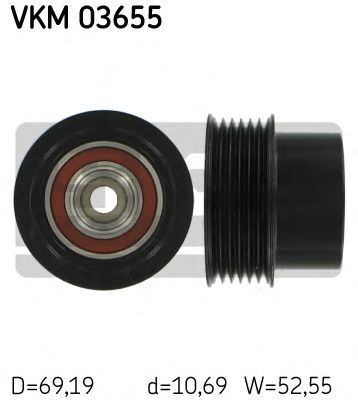 SKF VKM 03655 Механизм свободного хода генератора для VOLVO XC70 II (Вольво Xc70 2) SKF VKM 03655 Механизм свободного хода генератора для VOLVO XC70 II (Вольво Xc70 2)