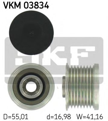 SKF VKM 03834 Механизм свободного хода генератора для JEEP GRAND CHEROKEE II (Джип Гранд чироки 2) SKF VKM 03834 Механизм свободного хода генератора для JEEP GRAND CHEROKEE II (Джип Гранд чироки 2)