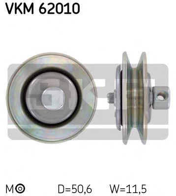 SKF VKM 62010 Натяжной ролик, клиновой ремень компрессор климатической установки для NISSAN PICKUP / NP300 III (Ниссан Пиcкуп / нп300 3) SKF VKM 62010 Натяжной ролик, клиновой ремень компрессор климатической установки для NISSAN PICKUP / NP300 III (Ниссан Пиcкуп / нп300 3)
