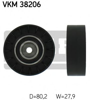 SKF VKM 38206 Паразитный ведущий ролик, поликлиновой ремень для BMW 7 (Бмв 7) SKF VKM 38206 Паразитный ведущий ролик, поликлиновой ремень для BMW 7 (Бмв 7)