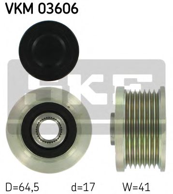 SKF VKM 03606 Механизм свободного хода генератора для RENAULT VEL SATIS (Рено Вел сатис) SKF VKM 03606 Механизм свободного хода генератора для RENAULT VEL SATIS (Рено Вел сатис)