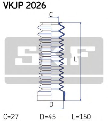 SKF VKJP 2026 Комплект пылника, рулевое управление для VOLKSWAGEN CORSAR (Фольксваген Cорсар) SKF VKJP 2026 Комплект пылника, рулевое управление для VOLKSWAGEN CORSAR (Фольксваген Cорсар)