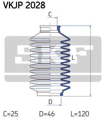 SKF VKJP 2028 Комплект пылника, рулевое управление для VOLKSWAGEN T4 MULTIVAN (Фольксваген Т4 мултиvан) SKF VKJP 2028 Комплект пылника, рулевое управление для VOLKSWAGEN T4 MULTIVAN (Фольксваген Т4 мултиvан)