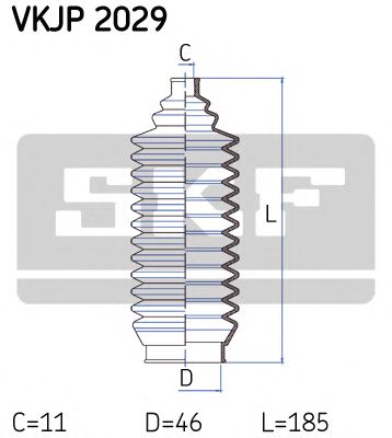 SKF VKJP 2029 Комплект пылника, рулевое управление для MITSUBISHI TREDIA (Митсубиши/митсубиси Трэдиа) SKF VKJP 2029 Комплект пылника, рулевое управление для MITSUBISHI TREDIA (Митсубиши/митсубиси Трэдиа)