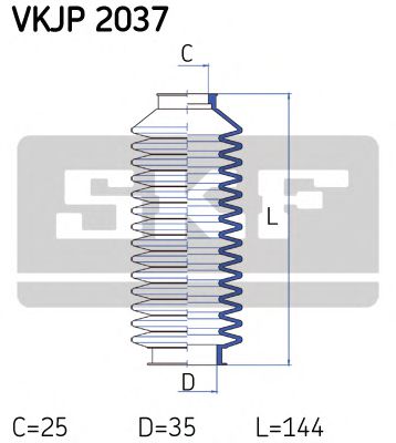SKF VKJP 2037 Комплект пылника, рулевое управление для VOLKSWAGEN SCIROCCO (Фольксваген Сcироccо) SKF VKJP 2037 Комплект пылника, рулевое управление для VOLKSWAGEN SCIROCCO (Фольксваген Сcироccо)