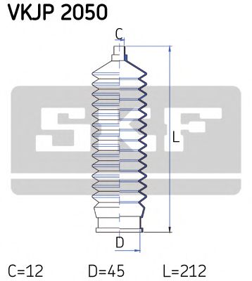 SKF VKJP 2050 Комплект пылника, рулевое управление для MAZDA 626 III (Мазда 626 3) SKF VKJP 2050 Комплект пылника, рулевое управление для MAZDA 626 III (Мазда 626 3)