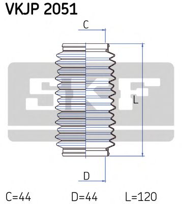SKF VKJP 2051 Комплект пылника, рулевое управление для PEUGEOT (Пежо) SKF VKJP 2051 Комплект пылника, рулевое управление для PEUGEOT (Пежо)