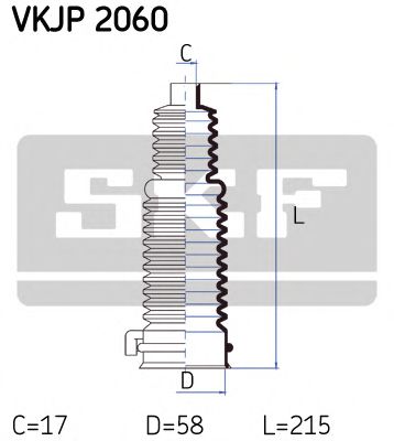 SKF VKJP 2060 Комплект пылника, рулевое управление для FORD MONDEO (Форд Мондэо) SKF VKJP 2060 Комплект пылника, рулевое управление для FORD MONDEO (Форд Мондэо)
