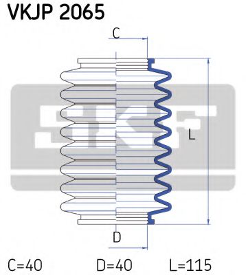 SKF VKJP 2065 Комплект пылника, рулевое управление для PEUGEOT 305 II (Пежо 305 2) SKF VKJP 2065 Комплект пылника, рулевое управление для PEUGEOT 305 II (Пежо 305 2)