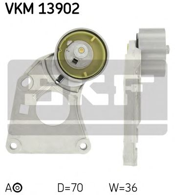 SKF VKM 13902 Натяжной ролик, ремень ГРМ для PEUGEOT (Пежо) SKF VKM 13902 Натяжной ролик, ремень ГРМ для PEUGEOT (Пежо)