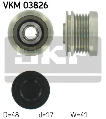 SKF VKM 03826 Механизм свободного хода генератора для MITSUBISHI COLT VI (Митсубиши/митсубиси Кольт 6) SKF VKM 03826 Механизм свободного хода генератора для MITSUBISHI COLT VI (Митсубиши/митсубиси Кольт 6)