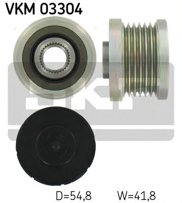 SKF VKM 03304 Механизм свободного хода генератора для PEUGEOT 207 (Пежо 207) SKF VKM 03304 Механизм свободного хода генератора для PEUGEOT 207 (Пежо 207)