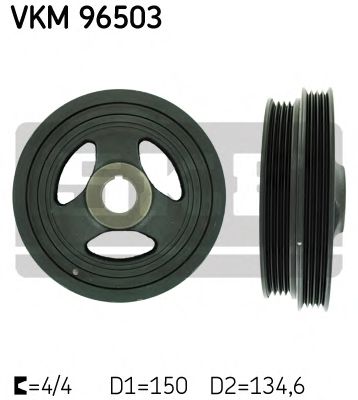 SKF VKM 96503 Ременный шкив, коленчатый вал для HYUNDAI EXCEL (Хендай Эxcэл) SKF VKM 96503 Ременный шкив, коленчатый вал для HYUNDAI EXCEL (Хендай Эxcэл)