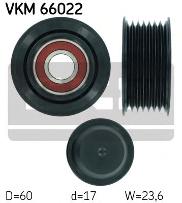 SKF VKM 66022 Паразитный ведущий ролик, поликлиновой ремень для SUZUKI GRAND NOMADE II (Сузуки Гранд номадэ 2) SKF VKM 66022 Паразитный ведущий ролик, поликлиновой ремень для SUZUKI GRAND NOMADE II (Сузуки Гранд номадэ 2)