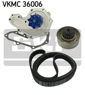 SKF VKMC 36006 Водяной насос + комплект ручейковых ремней для RENAULT LAGUNA I (Рено Лагуна 1) SKF VKMC 36006 Водяной насос + комплект ручейковых ремней для RENAULT LAGUNA I (Рено Лагуна 1)