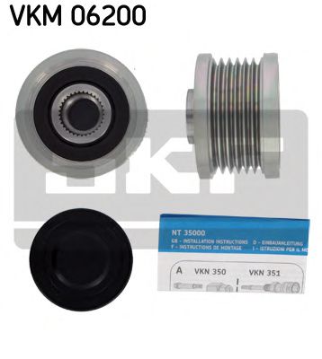 SKF VKM 06200 Механизм свободного хода генератора для NISSAN PRIMERA (Ниссан Примера) SKF VKM 06200 Механизм свободного хода генератора для NISSAN PRIMERA (Ниссан Примера)