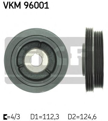 SKF VKM 96001 Ременный шкив, коленчатый вал для CHEVROLET SPARK (Шевроле Спарк) SKF VKM 96001 Ременный шкив, коленчатый вал для CHEVROLET SPARK (Шевроле Спарк)