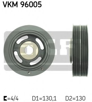 SKF VKM 96005 Ременный шкив, коленчатый вал для CHEVROLET SPARK (Шевроле Спарк) SKF VKM 96005 Ременный шкив, коленчатый вал для CHEVROLET SPARK (Шевроле Спарк)