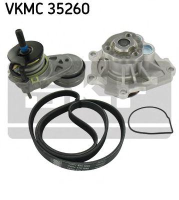 SKF VKMC 35260 Водяной насос + комплект ручейковых ремней для OPEL ASTRA H (Опель Астра н) SKF VKMC 35260 Водяной насос + комплект ручейковых ремней для OPEL ASTRA H (Опель Астра н)