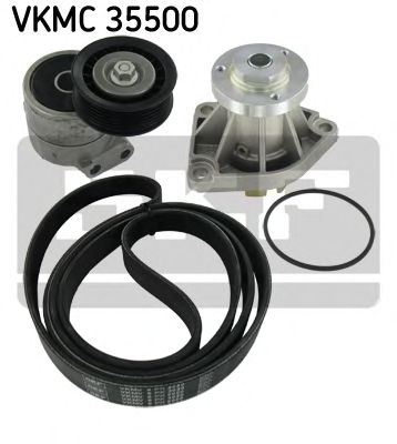 SKF VKMC 35500 Водяной насос + комплект ручейковых ремней для SAAB (Сааб) SKF VKMC 35500 Водяной насос + комплект ручейковых ремней для SAAB (Сааб)