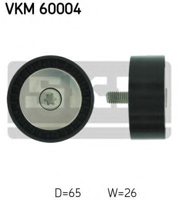 SKF VKM 60004 Паразитный ведущий ролик, поликлиновой ремень для CHEVROLET CAPTIVA (Шевроле Каптива) SKF VKM 60004 Паразитный ведущий ролик, поликлиновой ремень для CHEVROLET CAPTIVA (Шевроле Каптива)