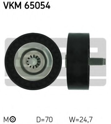SKF VKM 65054 Паразитный ведущий ролик, поликлиновой ремень для MITSUBISHI LANCER (Митсубиши/митсубиси Ланcэр) SKF VKM 65054 Паразитный ведущий ролик, поликлиновой ремень для MITSUBISHI LANCER (Митсубиши/митсубиси Ланcэр)