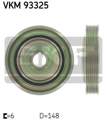 SKF VKM 93325 Ременный шкив, коленчатый вал для PEUGEOT 407 (Пежо 407) SKF VKM 93325 Ременный шкив, коленчатый вал для PEUGEOT 407 (Пежо 407)