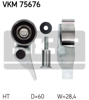 SKF VKM 75676 Натяжной ролик, ремень ГРМ для MITSUBISHI MONTERO SPORT II (Митсубиши/митсубиси Монтэро спорт 2) SKF VKM 75676 Натяжной ролик, ремень ГРМ для MITSUBISHI MONTERO SPORT II (Митсубиши/митсубиси Монтэро спорт 2)