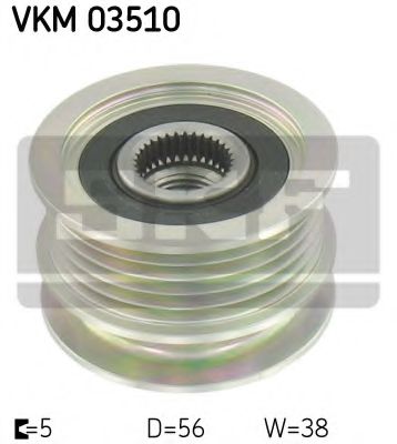 SKF VKM 03510 Механизм свободного хода генератора для OPEL SIGNUM (Опель Сигнум) SKF VKM 03510 Механизм свободного хода генератора для OPEL SIGNUM (Опель Сигнум)