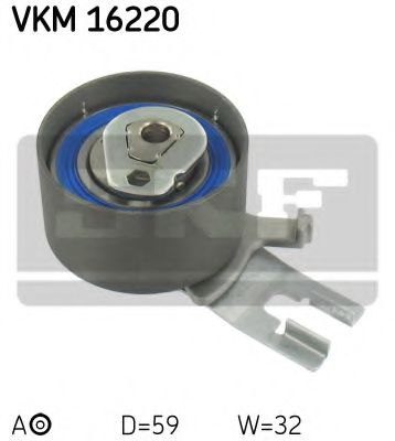 SKF VKM 16220 Натяжной ролик, ремень ГРМ для VOLVO V70 III (Вольво V70 3) SKF VKM 16220 Натяжной ролик, ремень ГРМ для VOLVO V70 III (Вольво V70 3)