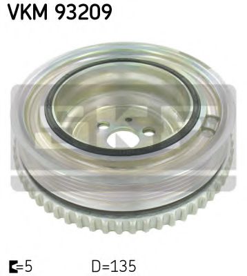 SKF VKM 93209 Ременный шкив, коленчатый вал для FIAT 500 C (Фиат 500 c) SKF VKM 93209 Ременный шкив, коленчатый вал для FIAT 500 C (Фиат 500 c)
