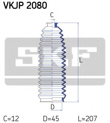 SKF VKJP 2080 Комплект пылника, рулевое управление для FORD MONDEO (Форд Мондэо) SKF VKJP 2080 Комплект пылника, рулевое управление для FORD MONDEO (Форд Мондэо)
