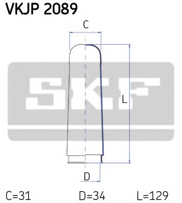 SKF VKJP 2089 Комплект пылника, рулевое управление для VOLKSWAGEN POLO CLASSIC (Фольксваген Поло классик) SKF VKJP 2089 Комплект пылника, рулевое управление для VOLKSWAGEN POLO CLASSIC (Фольксваген Поло классик)