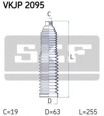 SKF VKJP 2095 Комплект пылника, рулевое управление для AUDI A6 (Ауди А6) SKF VKJP 2095 Комплект пылника, рулевое управление для AUDI A6 (Ауди А6)