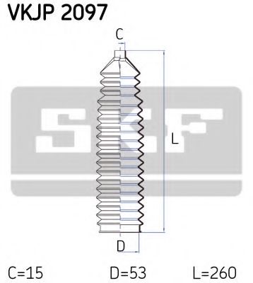 SKF VKJP 2097 Комплект пылника, рулевое управление для CITROËN RELAY (CитроËн Рэлаъ) SKF VKJP 2097 Комплект пылника, рулевое управление для CITROËN RELAY (CитроËн Рэлаъ)