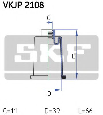 SKF VKJP 2108 Комплект пылника, рулевое управление для PEUGEOT 305 II (Пежо 305 2) SKF VKJP 2108 Комплект пылника, рулевое управление для PEUGEOT 305 II (Пежо 305 2)