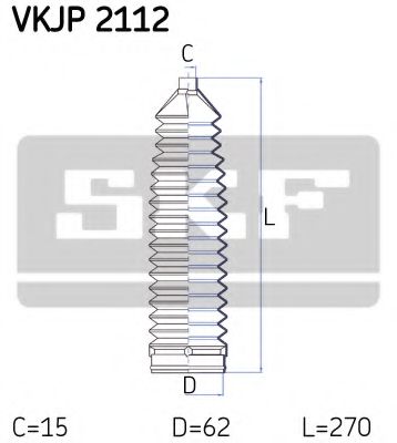 SKF VKJP 2112 Комплект пылника, рулевое управление для CITROËN RELAY (CитроËн Рэлаъ) SKF VKJP 2112 Комплект пылника, рулевое управление для CITROËN RELAY (CитроËн Рэлаъ)