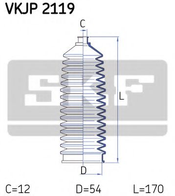 SKF VKJP 2119 Комплект пылника, рулевое управление для FIAT (Фиат) SKF VKJP 2119 Комплект пылника, рулевое управление для FIAT (Фиат)