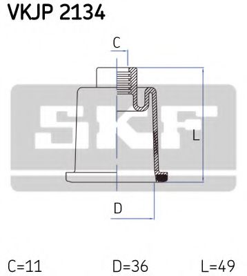 SKF VKJP 2134 Комплект пылника, рулевое управление для PEUGEOT (Пежо) SKF VKJP 2134 Комплект пылника, рулевое управление для PEUGEOT (Пежо)