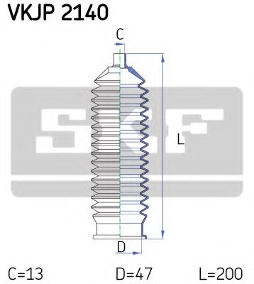 SKF VKJP 2140 Комплект пылника, рулевое управление для ROVER 75 ER (Ровер 75 эр) SKF VKJP 2140 Комплект пылника, рулевое управление для ROVER 75 ER (Ровер 75 эр)