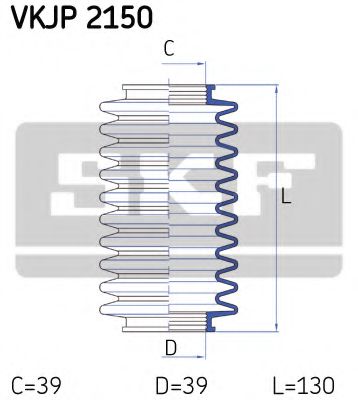 SKF VKJP 2150 Комплект пылника, рулевое управление для PEUGEOT (Пежо) SKF VKJP 2150 Комплект пылника, рулевое управление для PEUGEOT (Пежо)