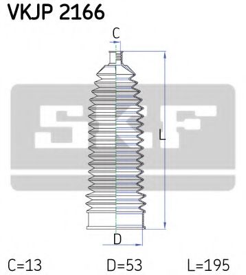 SKF VKJP 2166 Комплект пылника, рулевое управление для RENAULT (Рено) SKF VKJP 2166 Комплект пылника, рулевое управление для RENAULT (Рено)