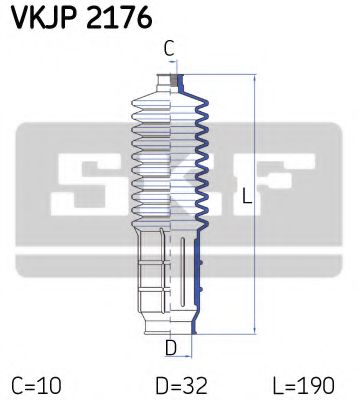 SKF VKJP 2176 Комплект пылника, рулевое управление для FIAT SUPERBRAVO (Фиат Супербраvо) SKF VKJP 2176 Комплект пылника, рулевое управление для FIAT SUPERBRAVO (Фиат Супербраvо)