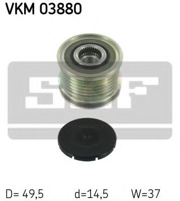 SKF VKM 03880 Механизм свободного хода генератора для PEUGEOT 207 (Пежо 207) SKF VKM 03880 Механизм свободного хода генератора для PEUGEOT 207 (Пежо 207)