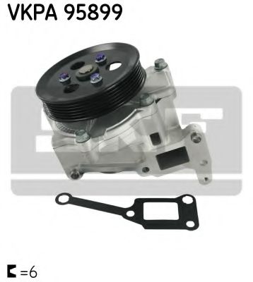 SKF VKPA 95899 Водяной насос для KIA (Киа) SKF VKPA 95899 Водяной насос для KIA (Киа)