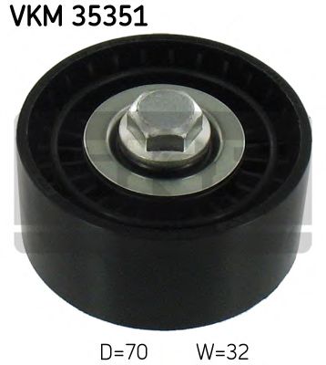 SKF VKM 35351 Паразитный ведущий ролик, поликлиновой ремень для CHEVROLET CAPTIVA (Шевроле Каптива) SKF VKM 35351 Паразитный ведущий ролик, поликлиновой ремень для CHEVROLET CAPTIVA (Шевроле Каптива)